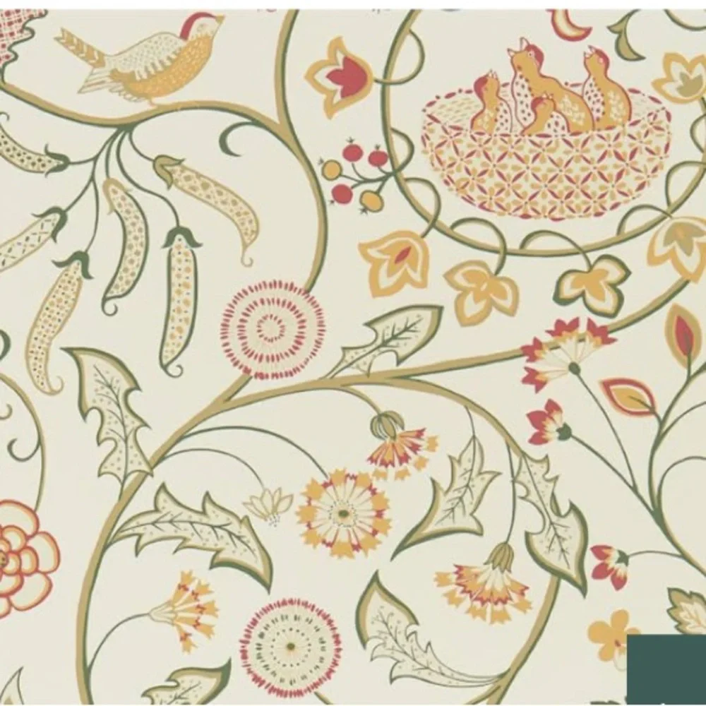 Morris & Co. NEWILL IVORY SAGE 1 double roll wallpaper
